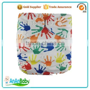 AnAnBaby Unisex Underwear Fitted Cloth Diaper Modern Kids Nappies thumbnail-5