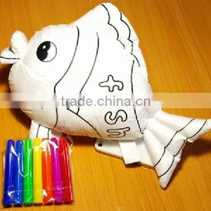 Washable Painting Plush Toy/painting Plush Toy/paint Toy thumbnail-1