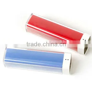 Compact Charger 2000mah Lipstick Power Bank USB Battery Charger thumbnail-1