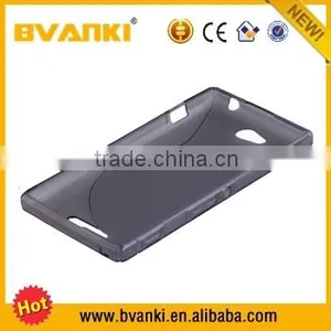 S-Line Flexible Soft Gel Tpu Silicone Skin Back Case Cover For Sony Xperia C3 D2533 Tpu Mobile Phone Case for Sony Xperia c3 thumbnail-3
