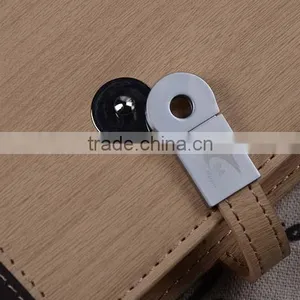 Multi-color Leather Diary With Usb Stick,ring Binder Notebook Power Bank Quality Choice thumbnail-4