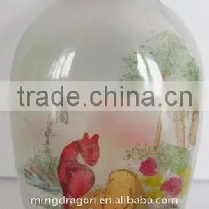 CHINSESE ANTIQUE INNER HAND-PAINTING SNUFF BOTTLE thumbnail-1