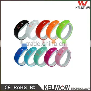 New Fashion Unisex Sport Touch Digital LED Silicone Bracelet Wrist Watch Wholesale thumbnail-1