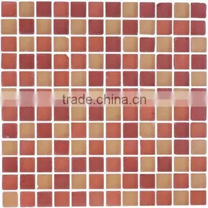 12''X12'' Red Blends Tumbled Mosaic thumbnail-1