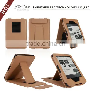 For Amazon Kindle Touch 2014 E-book Leather Case With Stand Function thumbnail-1