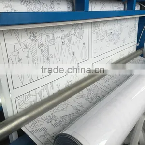 OEM Cartoon Graffiti 1.52x30m,children Use Erasable Whiteboard Film thumbnail-1
