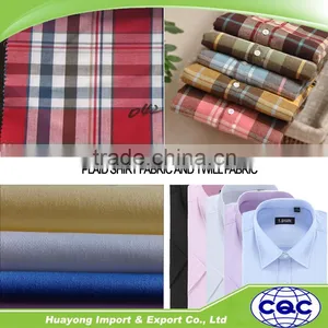 Solid Color Dyed TC 80/20 Polyester Cotton Teacher Uniform Shirts Fabric thumbnail-1