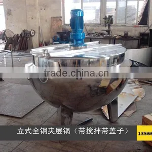 300L Steam Cooking Kettle With Agitator thumbnail-1