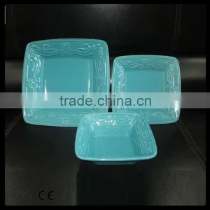 the Popular 12 Pcs Stoneware Glazed Dinner Set thumbnail-2