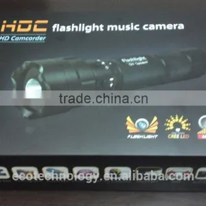 Waterproof LED HD Flashlight DV With Speaker thumbnail-4
