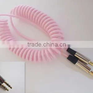 DC3.5 Dual Transparent Spiral Cable thumbnail-1