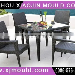 Plastic Garden Rattan Chair With Armrest Mould Maker in Taizhou thumbnail-4