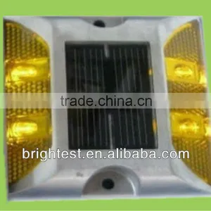 Solar LED Light, Solar LED Road Stud Yellow Color With Flashing Light thumbnail-1