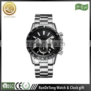 Double Pusher Chronograph Stainless Steel Man Watch thumbnail-1