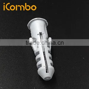 12mm PE Plastic Anchor Wall Screw Plug Universal Expansion Plug thumbnail-2