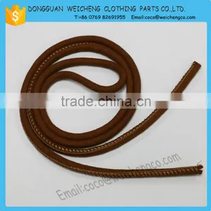 Wholesale High Quality 2.5mm*1.5mm Brown Flat Leather Cord, Jewelry Cord, Leather String thumbnail-1