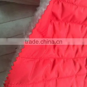 Fashion Polyester Stripe Embroidered Thermal Padded Fabric With Quilting for Down Coats/jacket thumbnail-3