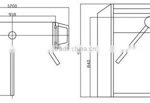 Access Control System Tripod Best Defender Turnstile thumbnail-5