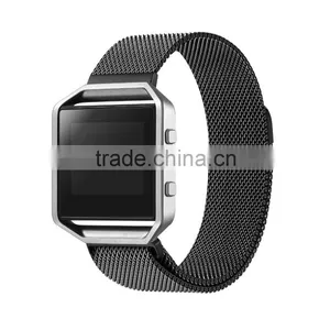 Milanese Magnetic Loop Stainless Steel Watch Band for Fitbit thumbnail-3