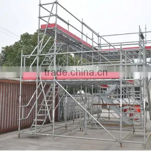 Automatic Welded SGS Q235 Safety Hot Dip Galvanized Ringlock Scaffolding Tower thumbnail-1