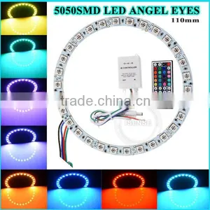 Car Parts 5050 Smd White PCB 60mm Full Circle Angel Eyes Halo Ring Led thumbnail-6