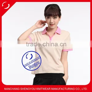 High Quality Plain Women Polo Shirt Manufactures in China thumbnail-1