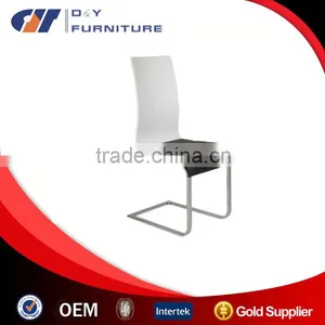 Chrome Dining Chair With High Gloss Painting Back thumbnail-1