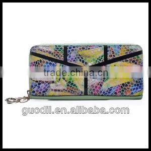 Colorful Snake Leather Women's Wallet for Wholesale thumbnail-1