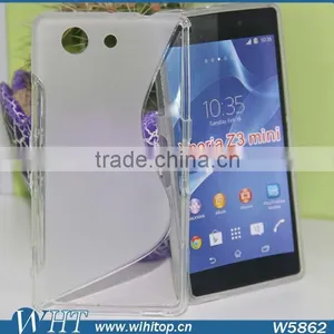 S Line Case for Sony Xperia Z3 Mini M55W Clear Back Cover thumbnail-1