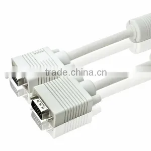 White VGA Cable 15Pin thumbnail-1