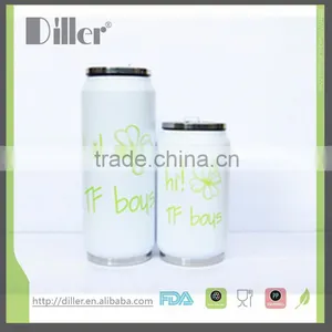 Double Wall Insulated Stainless Steel Thermos Cola Can thumbnail-1