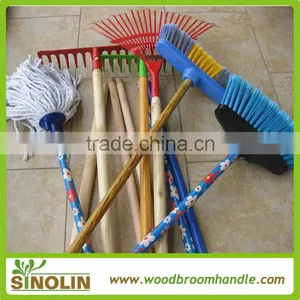 Wood Garden Tools Handle for Rake, Fork and Hoe thumbnail-1
