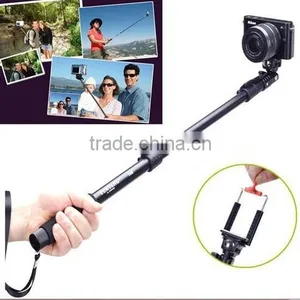 New Style Handheld Mobile Phone Tripod Monopod Aluminum Adjustable 42-123CM Telescopic Camera Extendable Holder With Clip Mount thumbnail-1