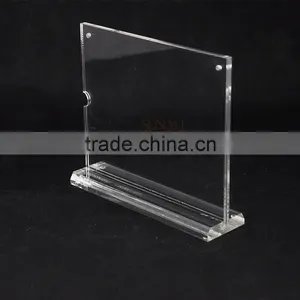 Mini Magnetic Flat Transparent Photograph Photo Acrylic Frame With Thick Tray thumbnail-4