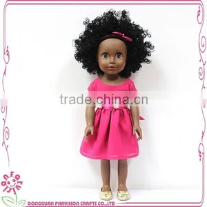 18 Inch Full Vinyl Brown Black Vinyl Dolls thumbnail-1