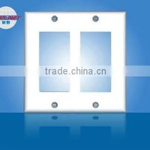 2 Gang Decorativee Switch Plate With Screw thumbnail-1