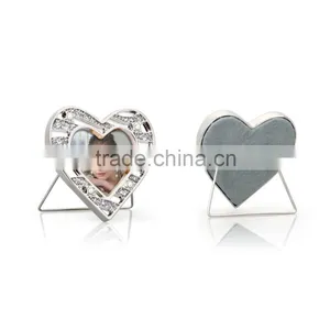 Lovely Crystal Photo Frame Love Heart for Home Decoration Gifts thumbnail-1