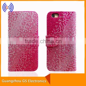 Customs OEM Bling Flip Wallet Leather Case for Samsung Galaxy S7 Active thumbnail-4