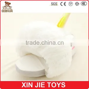 Nice Design Plush Unicorn Slippers ISO9001 Plush Slippers Manufacturer New Design Girls Plush Animal Slippers Quality Choice thumbnail-2