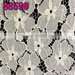 Latest Beautiful Lace Fabric for White Color Wedding Dress TH-8859 thumbnail-2