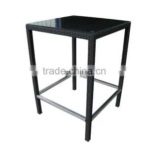 Rattan Garden Furniture Outdoor Bar Table and Chair thumbnail-4