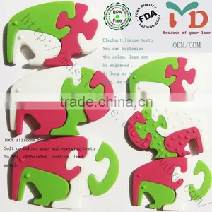 Teething Nurse Necklace Pendant/BPA Free Silicone Natural Rubber Teether thumbnail-6