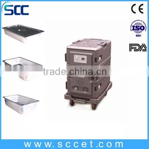 Electric Heated Food Warmer Cart With Wheels Meal Cart With Element Approved FDA thumbnail-1