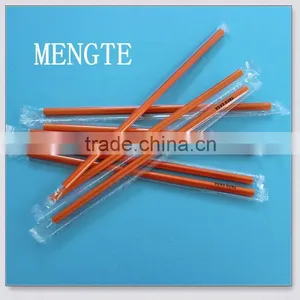 China Hard Thick Film Wrapped Long Plastic Printed Drinking Straw thumbnail-1
