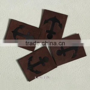 Custom Embossed Leather Label Leather Patch for Students Clothing thumbnail-3