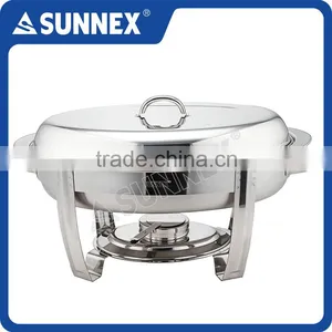 Sunnex Professional Regal Range Oval Chafing Dish Set / Buffet Chafer, 5.5ltr. thumbnail-1
