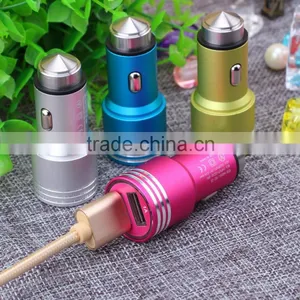 ICaber Wholesale Safety Hammer Universal Dual USB Car Charger With 5V / 2.1A + 5V / 1A USB Charging Socket for Mobile Phone thumbnail-6