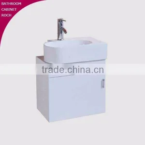 ROCH 404 Hot Sell Cheap PVC Vanity Bathroom White Small thumbnail-1