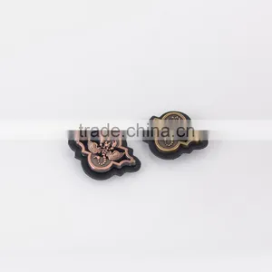 Custom Patch Winter Beanies Hat Jeans Leather Patch With Metal thumbnail-3