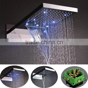 Luxury Led Lamp Illuminated Shower Head in Construction & Real Estate Quality Choice Most Popular thumbnail-1